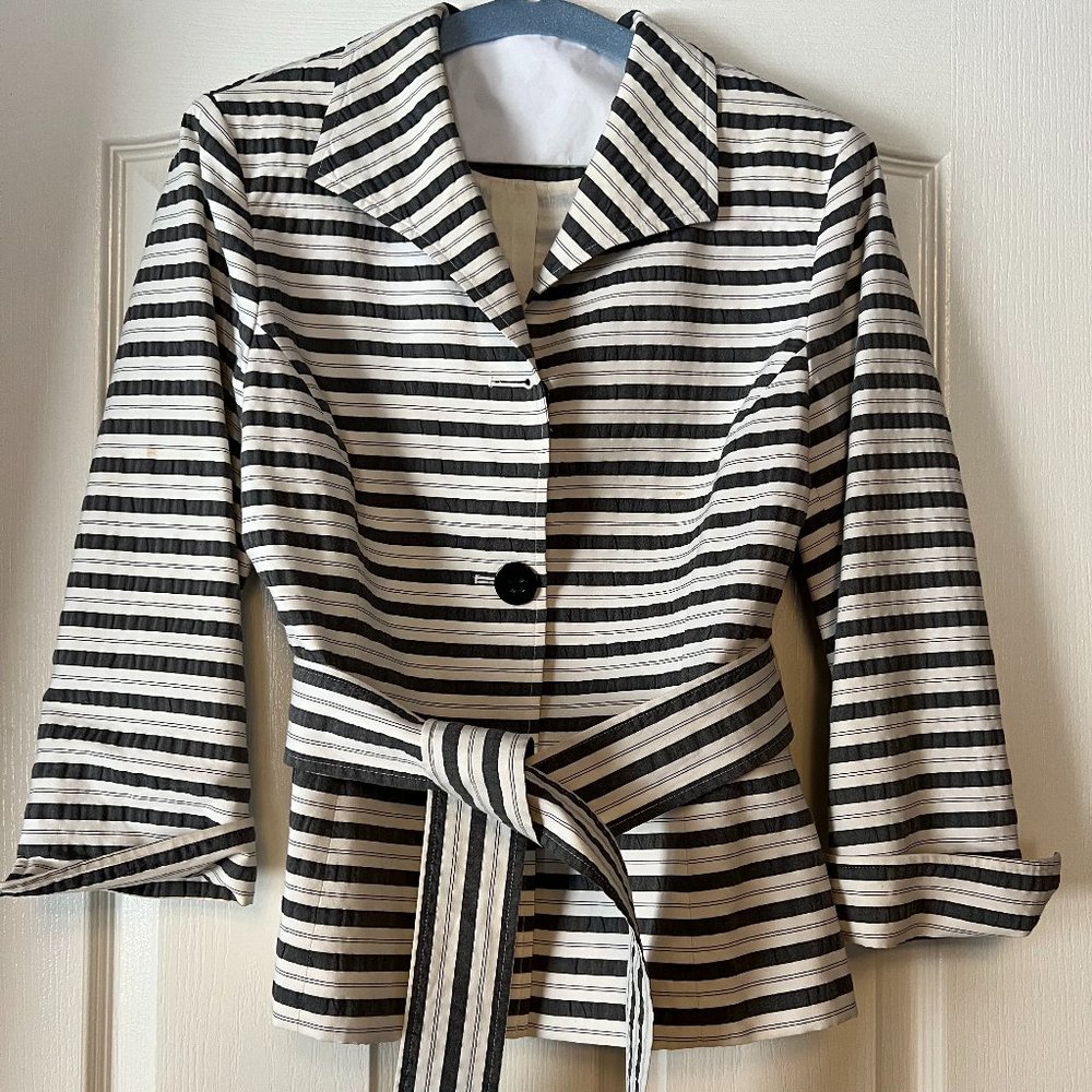 Fully Lined Belted Jacket/Top